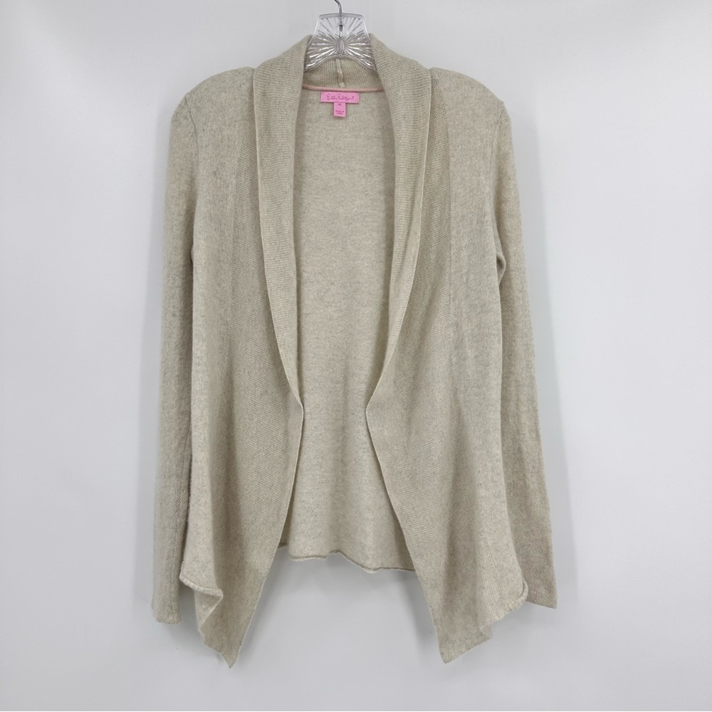 Lilly Pulitzer Cashmere Cardigan Oatmeal Size XS